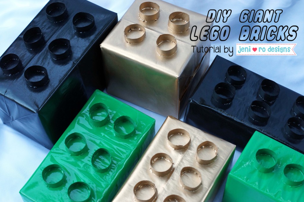 DIY giant lego bricks title page
