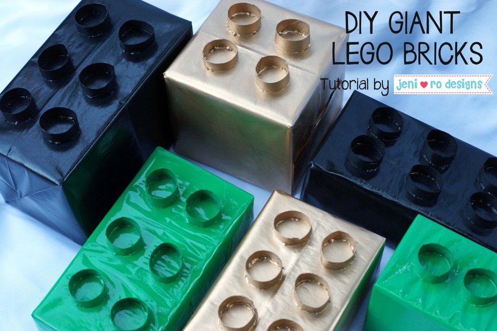 Giant Lego Bricks tutorial title image