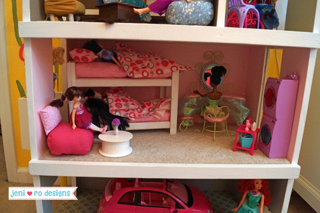 barbie house furnished bedroom