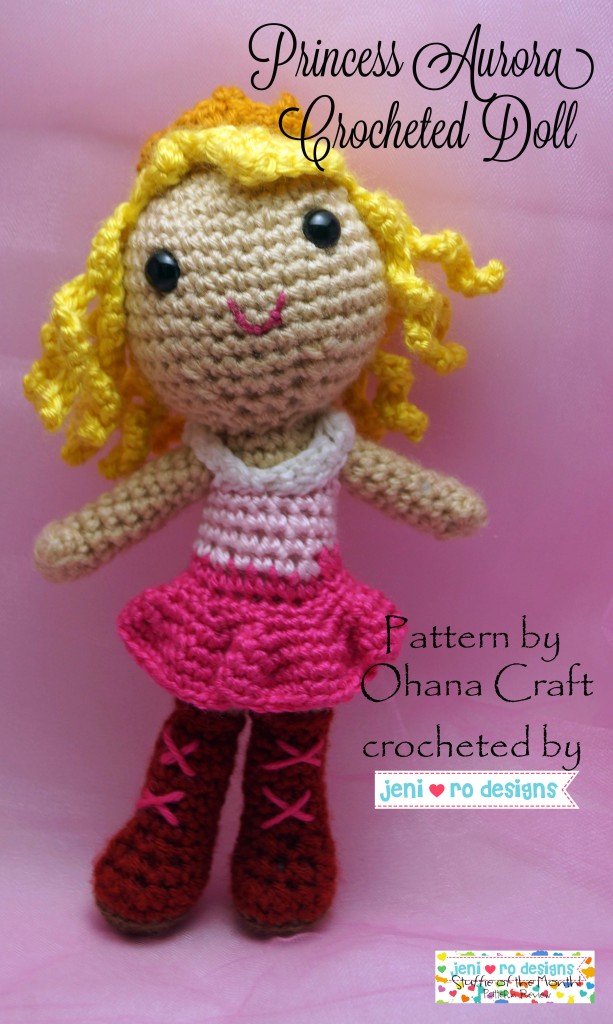 princess aurora crocheted doll aug stuffie of the mo title image