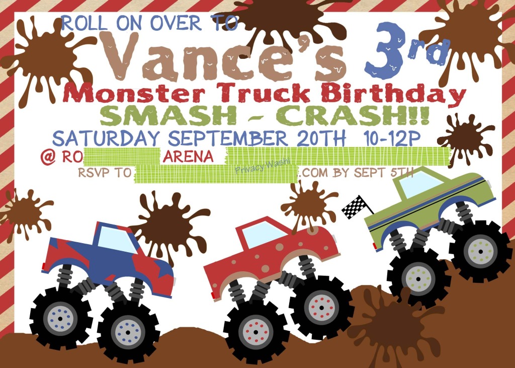 v monster truck invite for blog