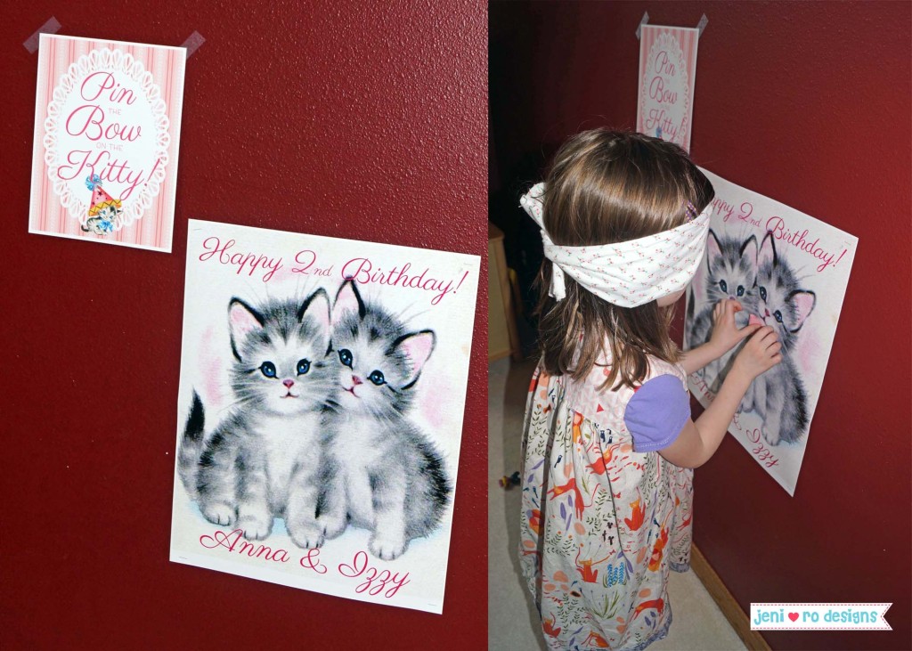 pin the bow on the kitty