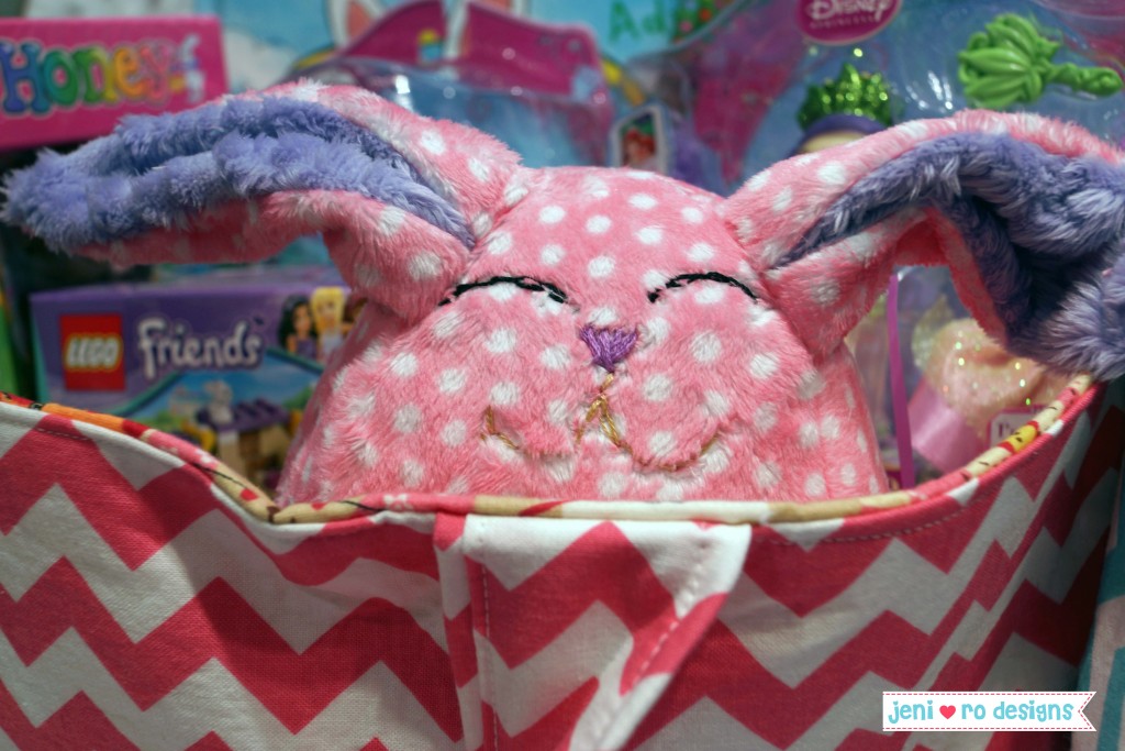 easter basket sophia bunny pink close up jeni ro designs