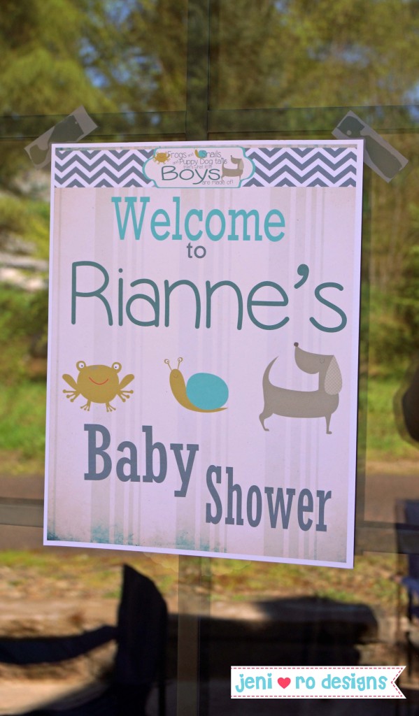 ri shower welcome sign