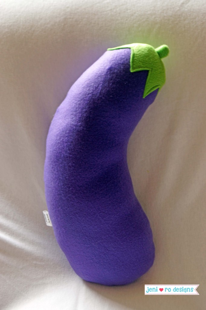 eggplant stuffie back