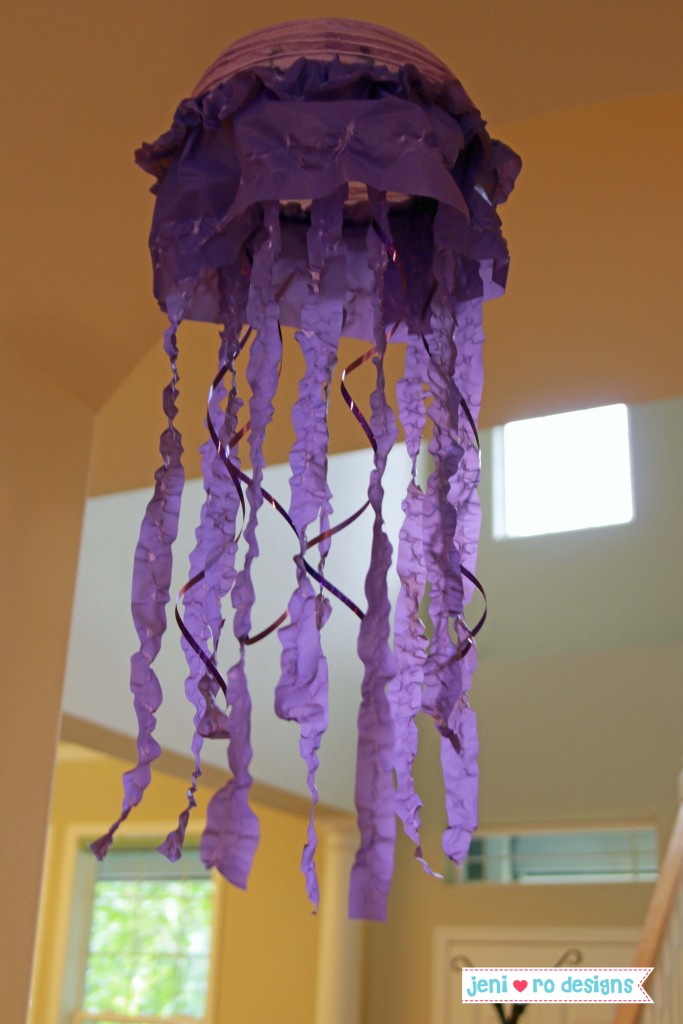 mermaid party jellyfish decor