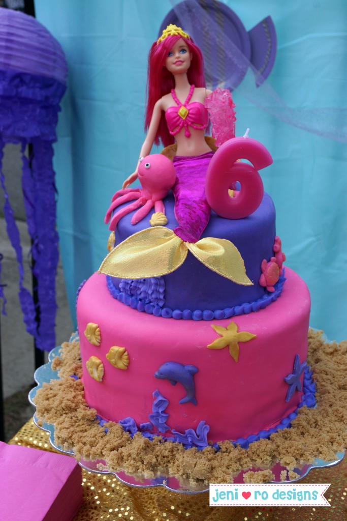mermaid bday mermaid cake 2