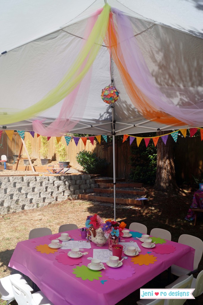 fairy garden bday kids tent inside decor jeni ro designs