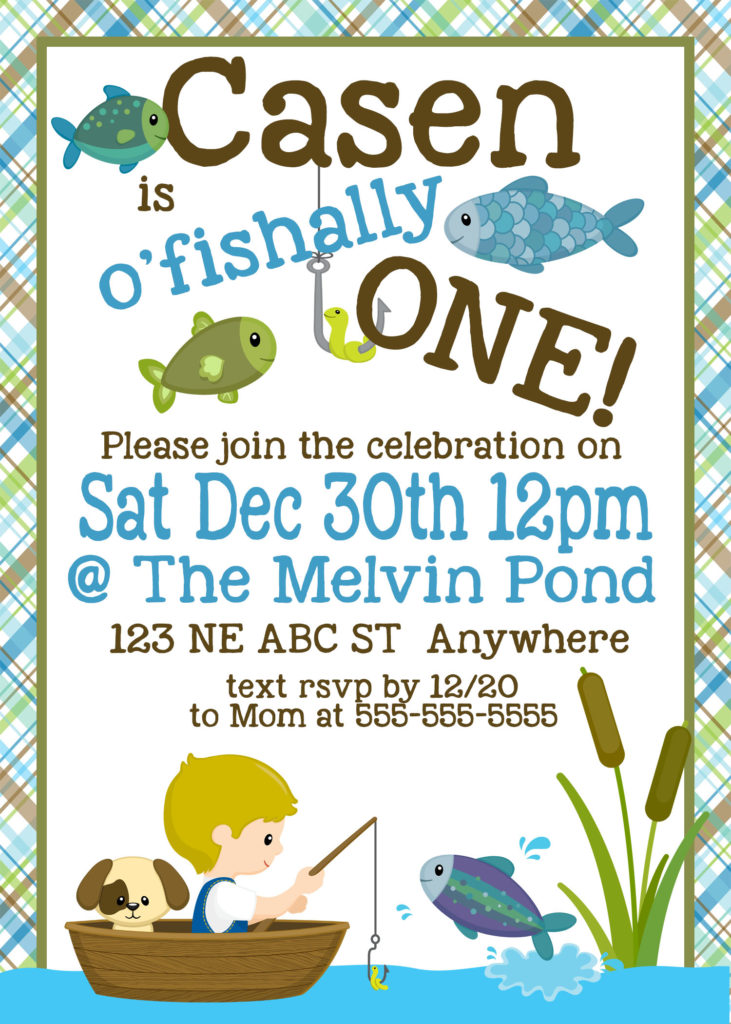 Fish Fry Party Ideas  Fishing Party Invitations