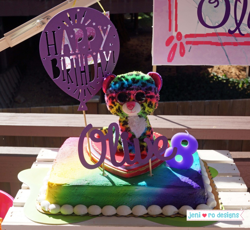 beanie boo painting bday party jeni ro designs cake
