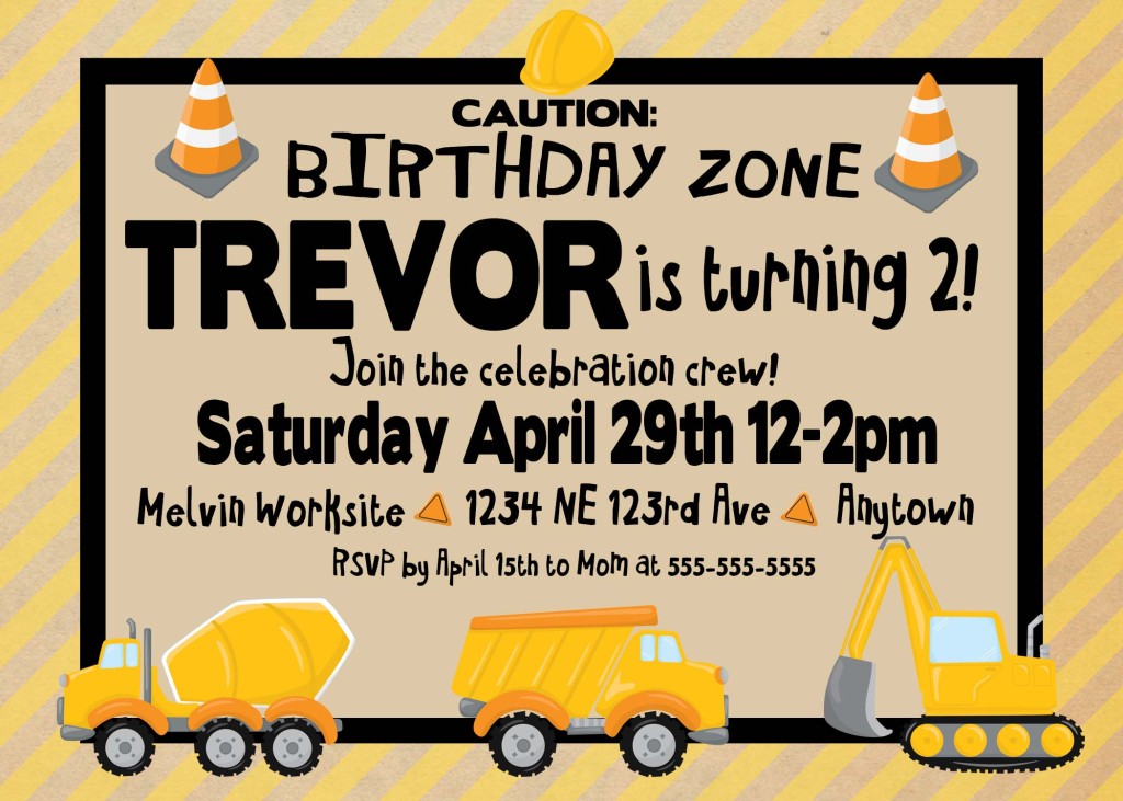 construction bday invite for blog post