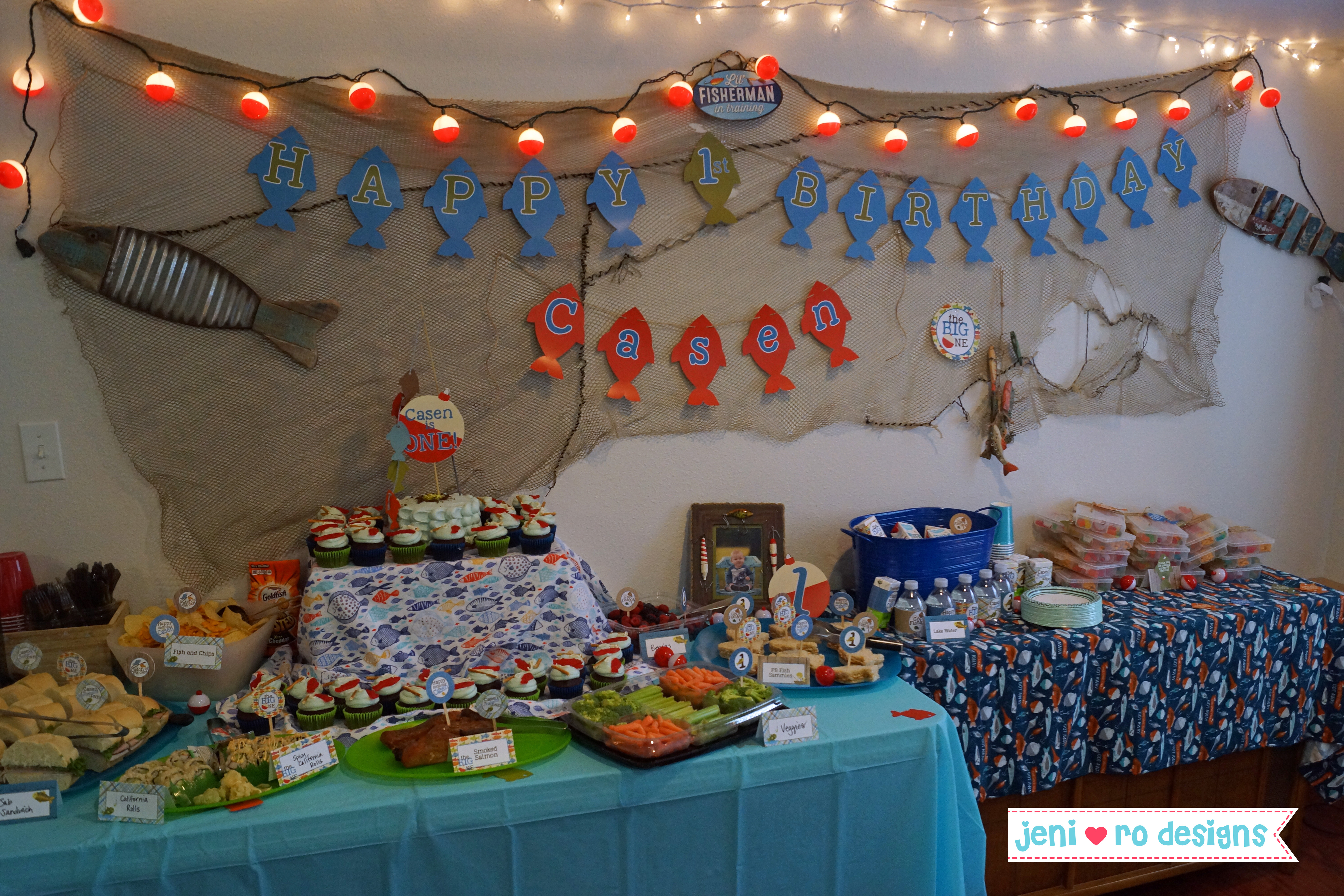 Pin by Monica on Take a seat, Be Our Guest  Fishing themed birthday party,  Fishing birthday party, Fishing party