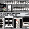 Lego Star Wars Birthday Printable set