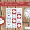 Aviator Printable Party Set, Vintage Airplane, Aviator Birthday, Airplane Birthday, Airplane party, 1st birthday - Image 13