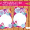 Mermaid Birthday printable set, Mermaid Birthday, Mermaid Party, Mermaid birthday printable decor, Mermaid invite, Personalized - Image 8
