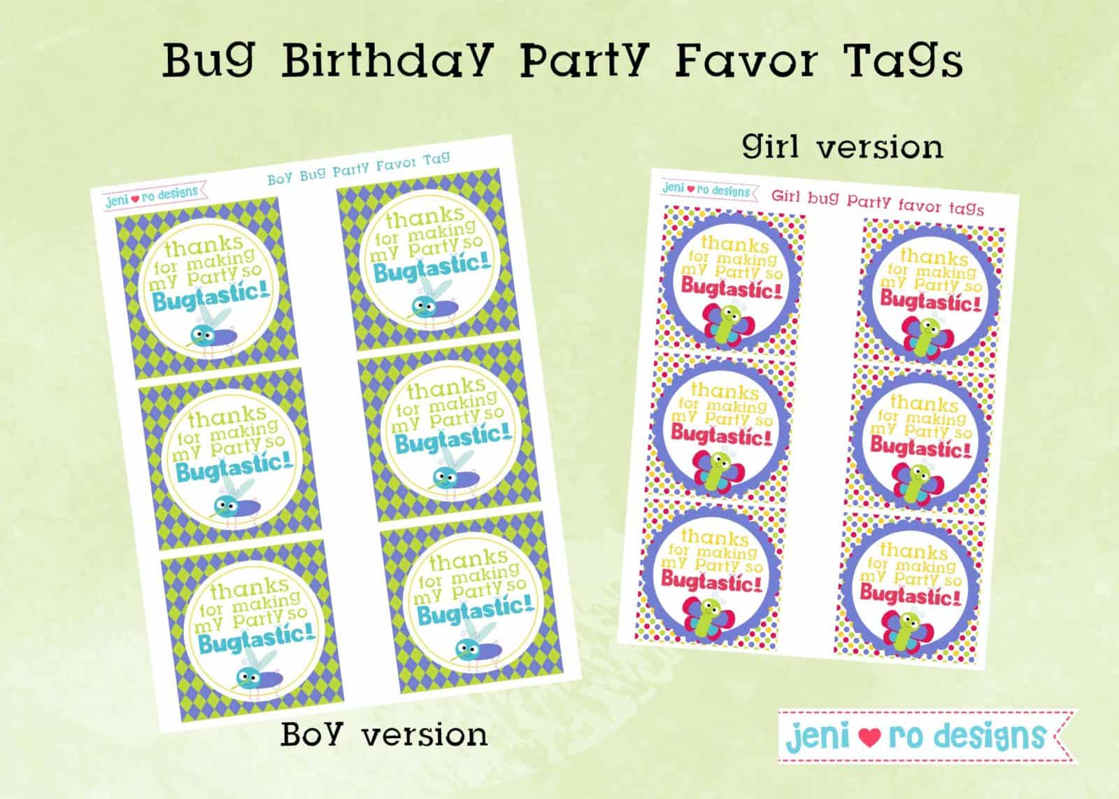 Bug Birthday Party printable set, Bugs, Bug party, Insects, Creepy ...