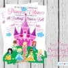 Princess Birthday Party Printable Set, Princess Birthday, Princess Party Decorations, Printable decor, Pink & Purple Princess - Image 2