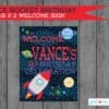 Space Rocket Birthday printable set, Space birthday, Rocket birthday, Space Rocket party, Space Birthday party printable decorations - Image 8