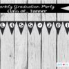 Sparkly Graduation Party Printable Set, Grad party, Graduation decor, Graduation party, Graduation, Personalized - Image 5