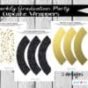 Sparkly Graduation Party Printable Set, Grad party, Graduation decor, Graduation party, Graduation, Personalized - Image 6