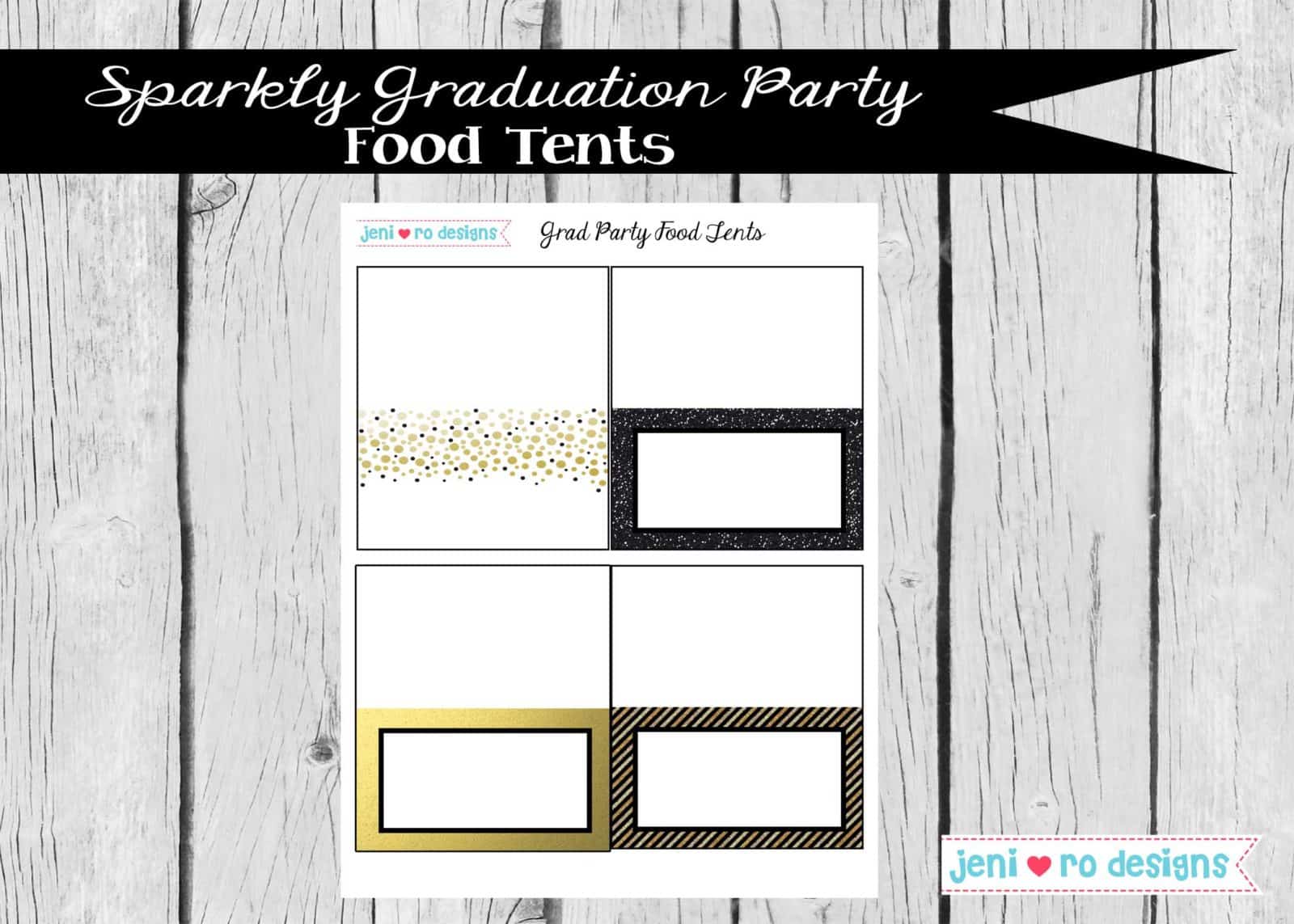 Sparkly Graduation Party Printable Set, Grad party, Graduation decor ...