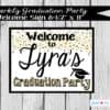 Sparkly Graduation Party Printable Set, Grad party, Graduation decor, Graduation party, Graduation, Personalized - Image 11