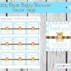 Teddy Bear Boy Baby Shower Printable Decor Set, Teddy Bear Baby shower, Teddy Bears, Boy Bear, Baby shower printables - Image 5