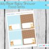 Teddy Bear Boy Baby Shower Printable Decor Set, Teddy Bear Baby shower, Teddy Bears, Boy Bear, Baby shower printables - Image 9