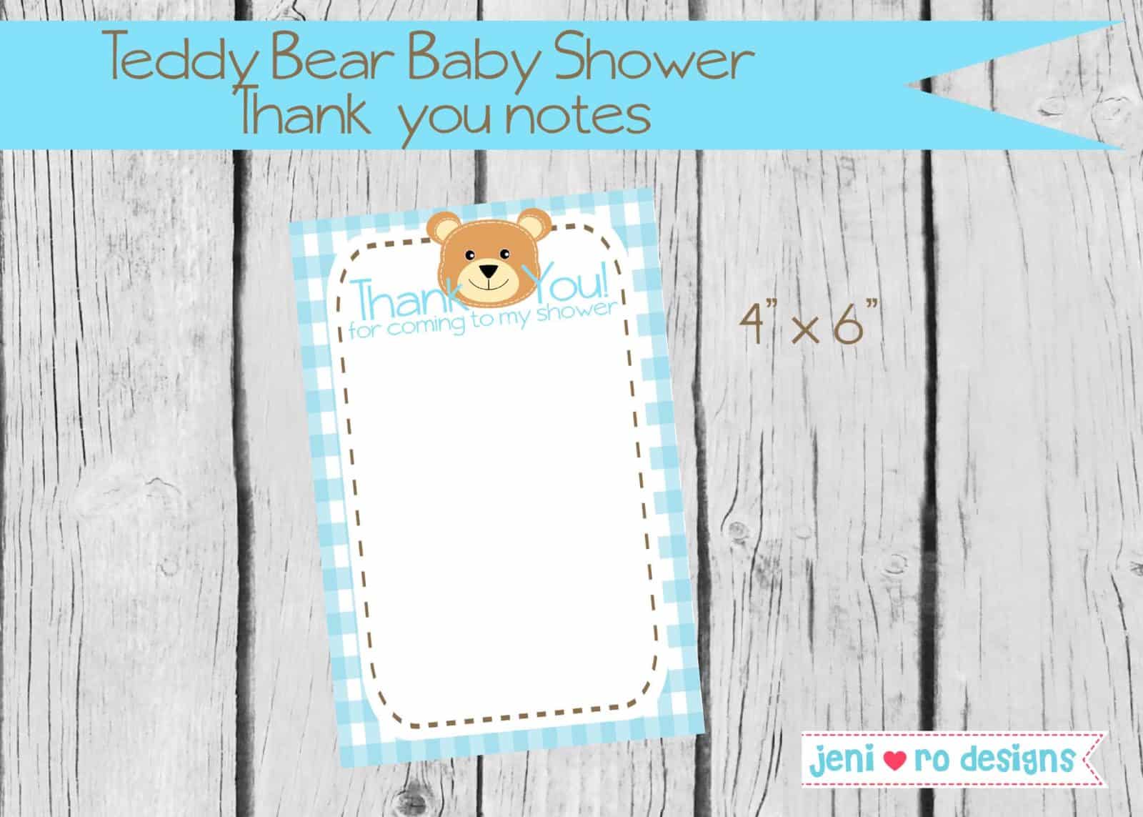 Teddy Bear Boy Baby Shower Printable Decor Set, Teddy Bear Baby shower ...