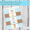 Teddy Bear Boy Baby Shower Printable Decor Set, Teddy Bear Baby shower, Teddy Bears, Boy Bear, Baby shower printables - Image 6