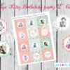 Vintage Kitty Party printable set, Vintage Kitty birthday, Kitty birthday, Vintage cat birthday, Vintage Kitty decorations - Image 8