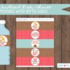 Woodland Animals Baby shower printable set, Woodland Baby Shower, Forest Animals, Printable baby shower decor, Baby shower - Image 4