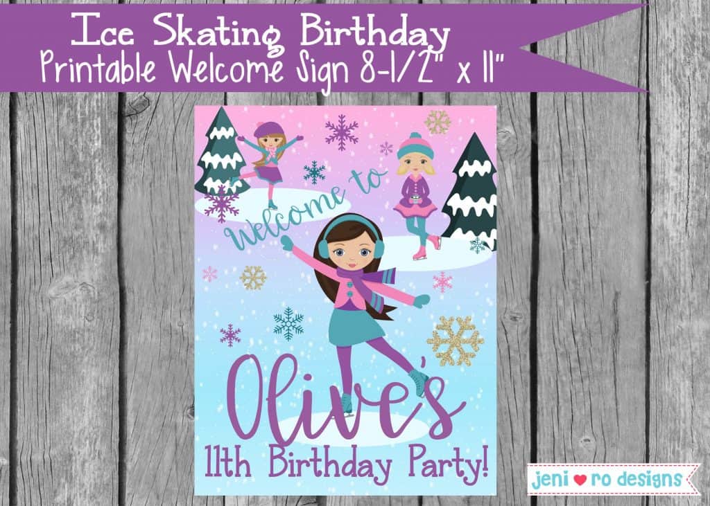 ice skating birthday