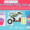 Custom Printable Party Game!  Pin the X Game - You choose the theme!