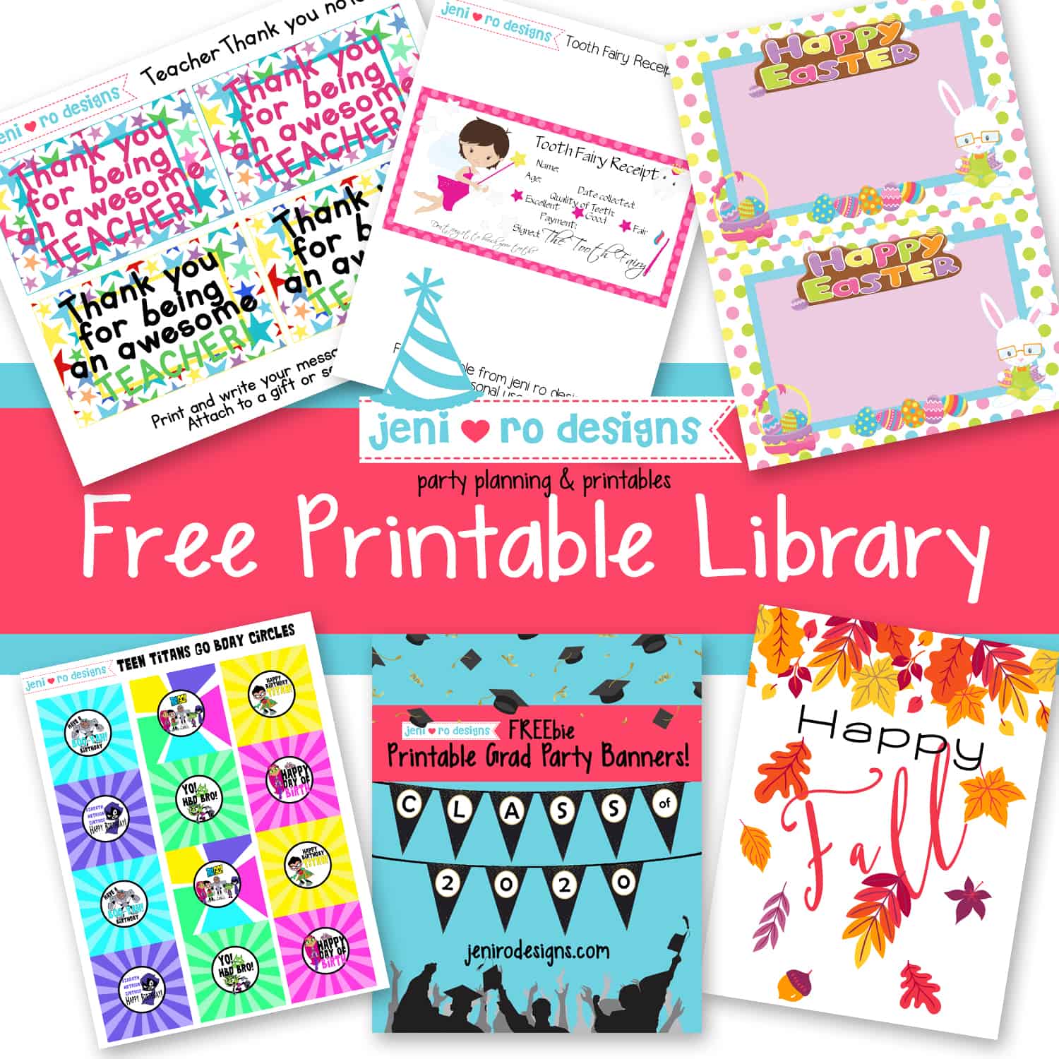 FREEbies Jeni Ro Designs