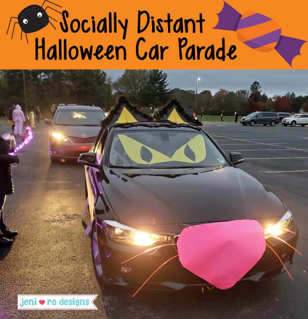 socially distant halloween parade