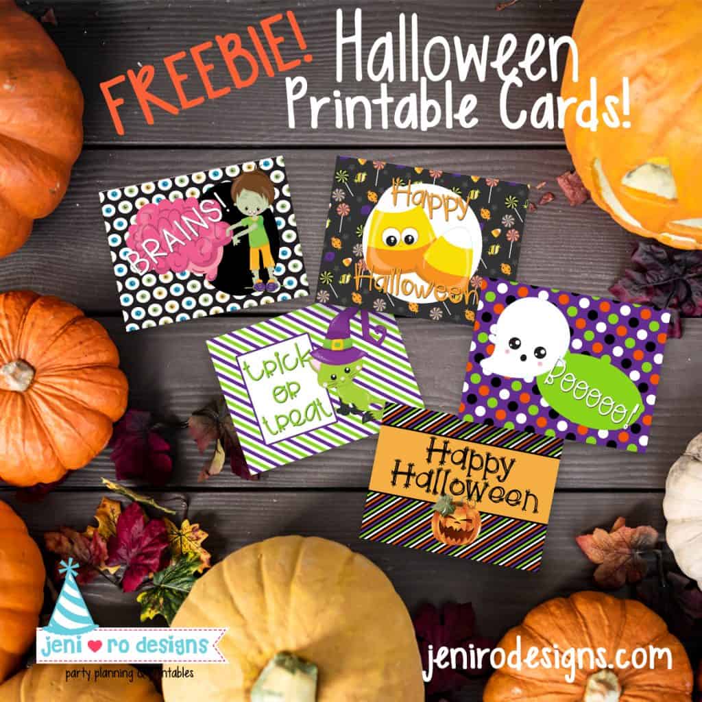 printable halloween cards
