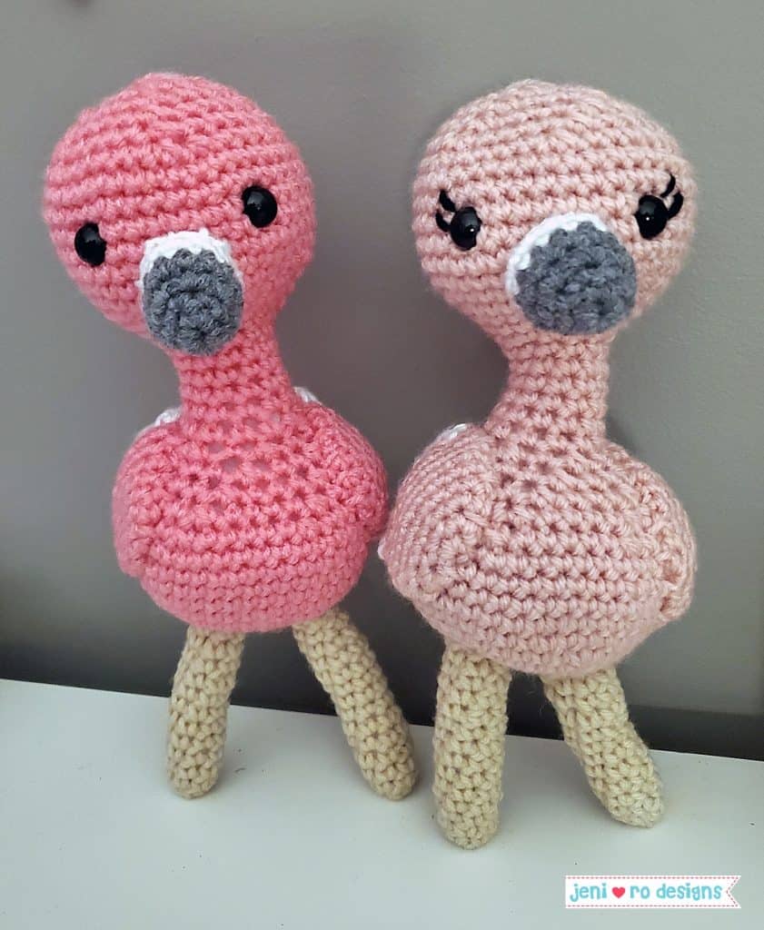 crochet cuties Flamingos