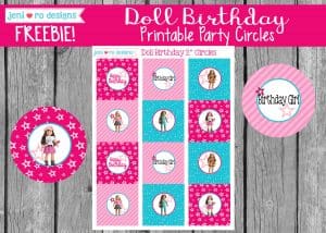 American girl doll birthday printables in the FREE printable library!