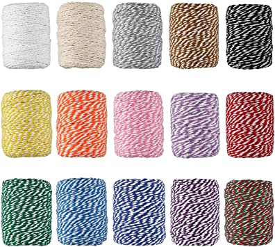 colored bakers twine party decorating tools