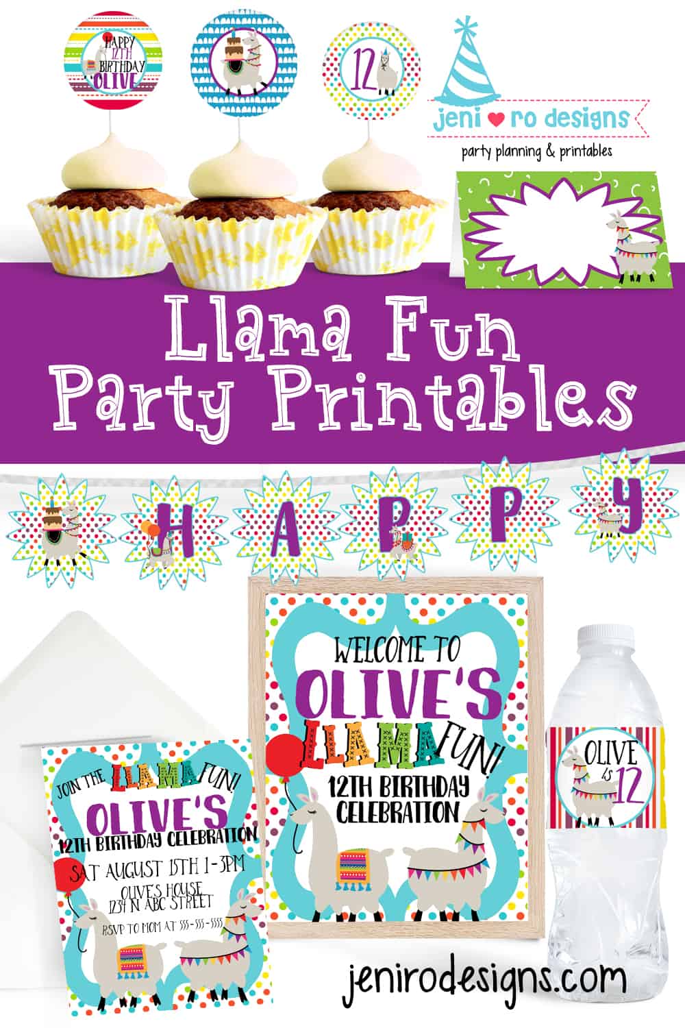 Llama Fun printables! Fun new party design in the shop!