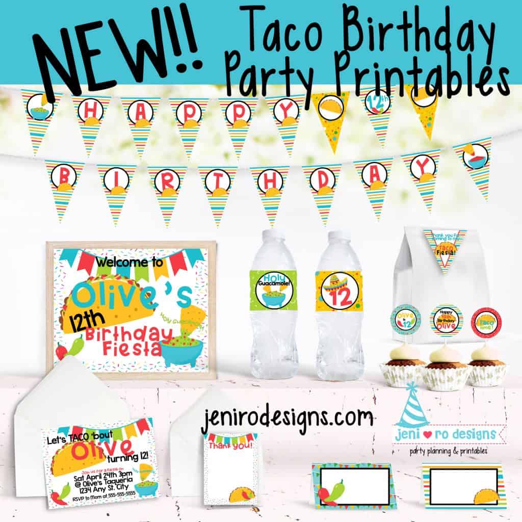 Taco birthday party