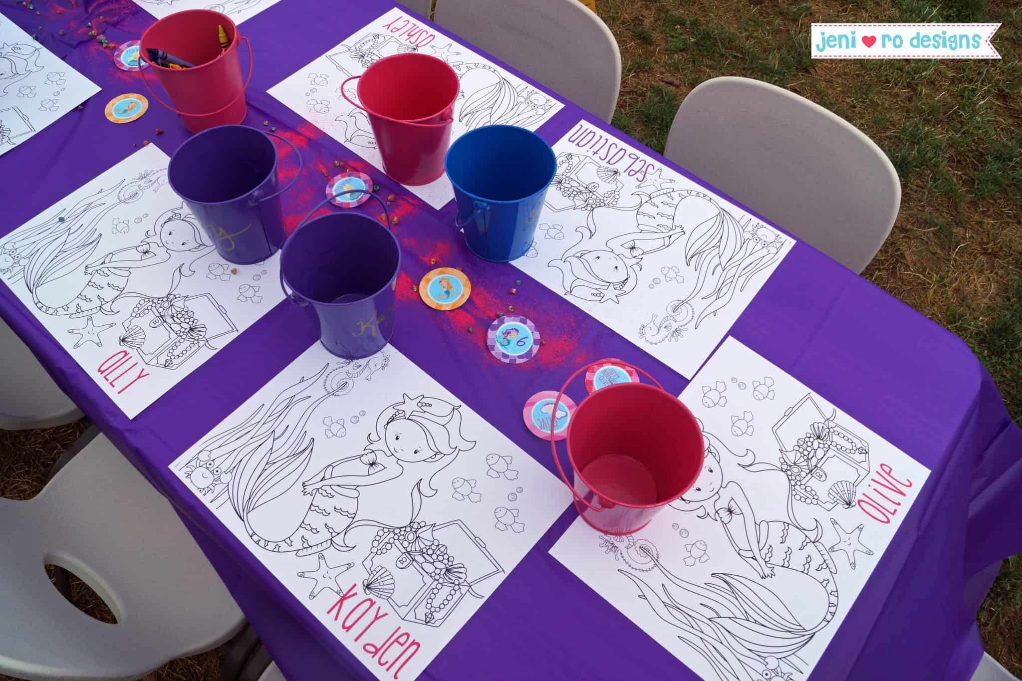 Printable party circles to add a personalized touch to your party!