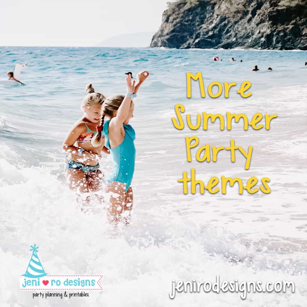 summer birthday party themes