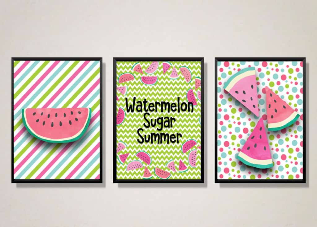 summer printables art prints