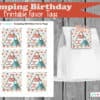 Camping Birthday Party printable set, Camping party, campsite, campfire, camping animals, kids party printables - Image 8