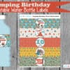 Camping Birthday Party printable set, Camping party, campsite, campfire, camping animals, kids party printables - Image 5