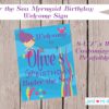 Mermaid Birthday, Printable Party decor set, Mermaids, Under the sea, mermaid, Birthday printable set, personalized - Image 9
