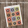 Monster Truck Birthday, Printable Party decor set, Monster trucks, big trucks, Birthday printable set, personalized - Image 4