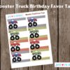 Monster Truck Birthday, Printable Party decor set, Monster trucks, big trucks, Birthday printable set, personalized - Image 6
